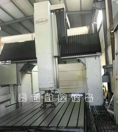 二手龍門加工中心 臺灣協鴻3222龍門加工中心 發那科系統加工中心