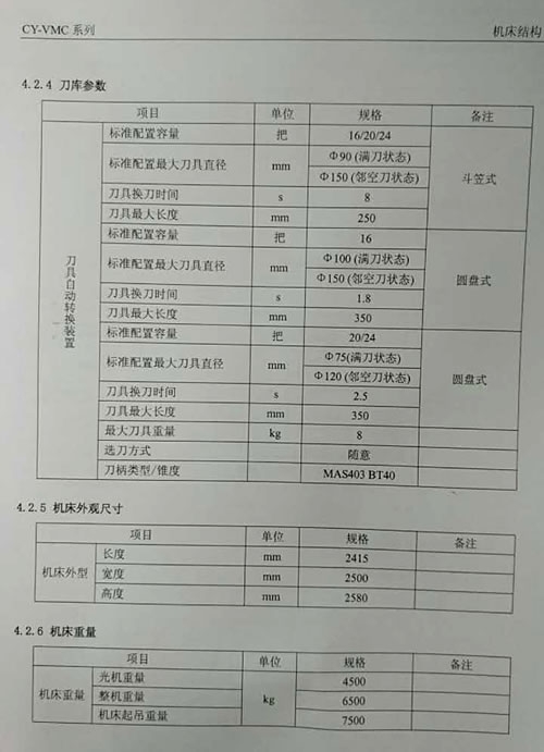 全新立式加工中心 云南CY-VMC850LD立式加工中心